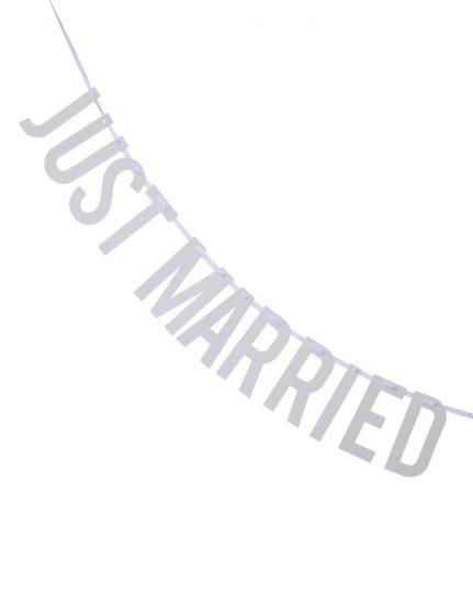 שלט Just Married לרכב