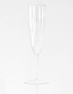 כוסות שמפניה בעיצוב קריסטל חד פעמי