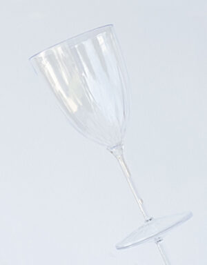 כוסות יין בעיצוב קריסטל חד פעמי