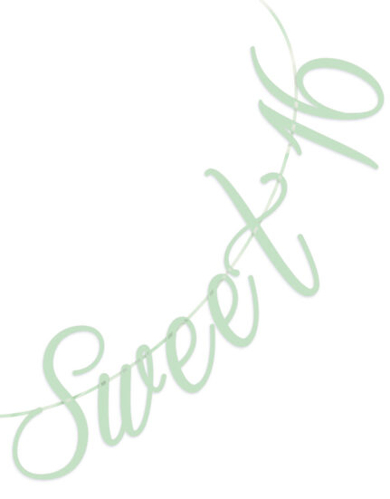 שרשרת Sweet 16 | מנטה לעיצוב יום הולדת 16